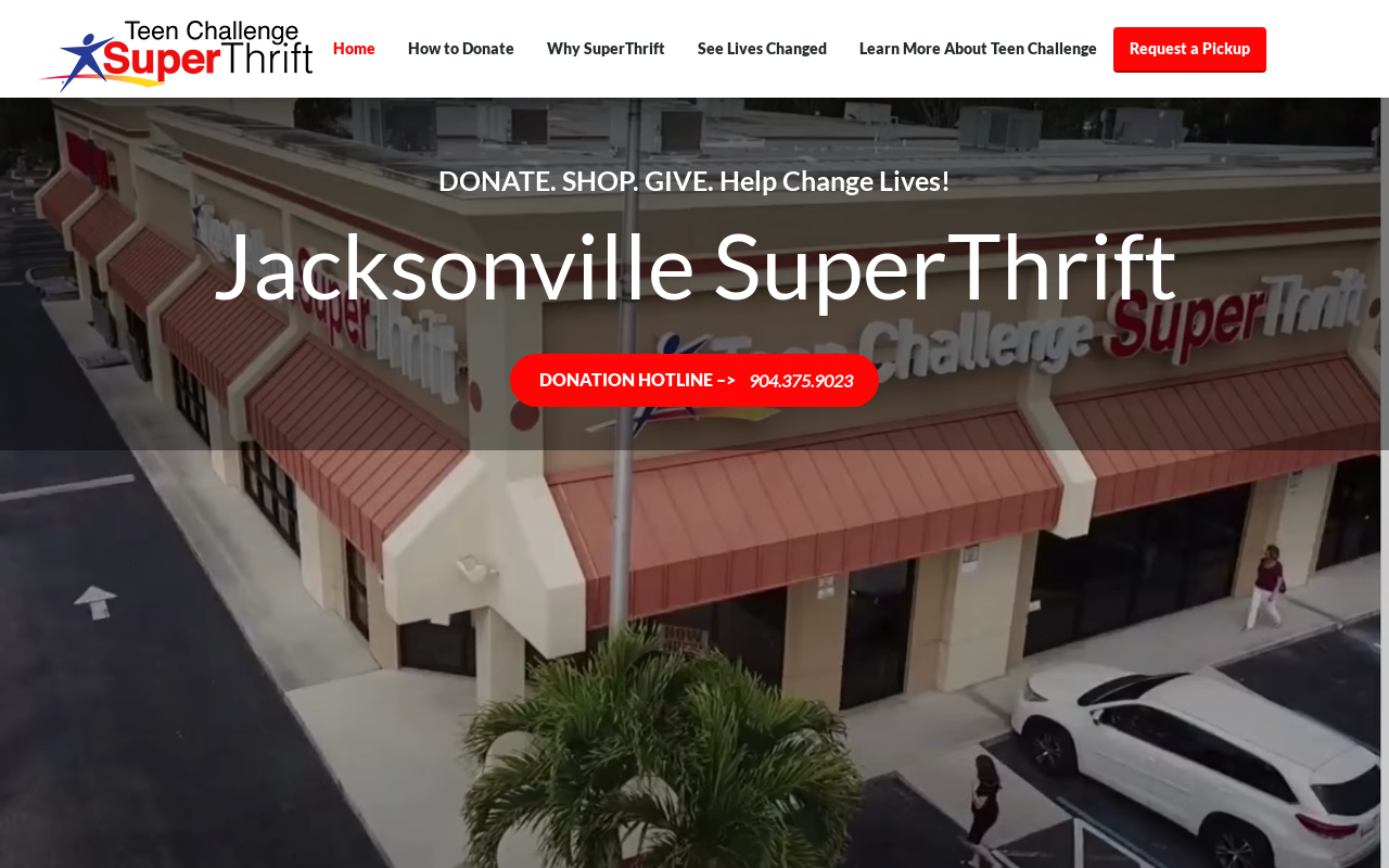 SuperThrift Jacksonville- Blanding Boulevard website preview