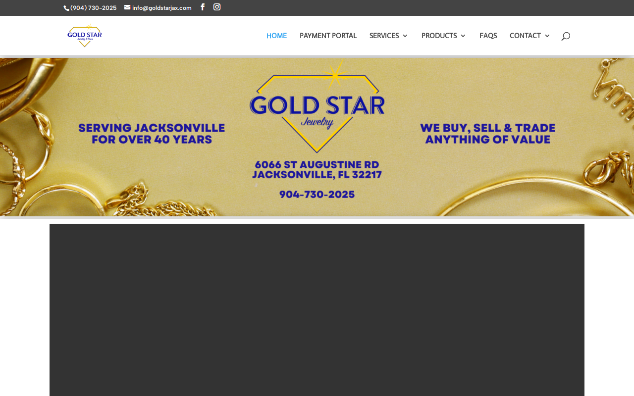 Gold Star Jewelry & Pawn website preview