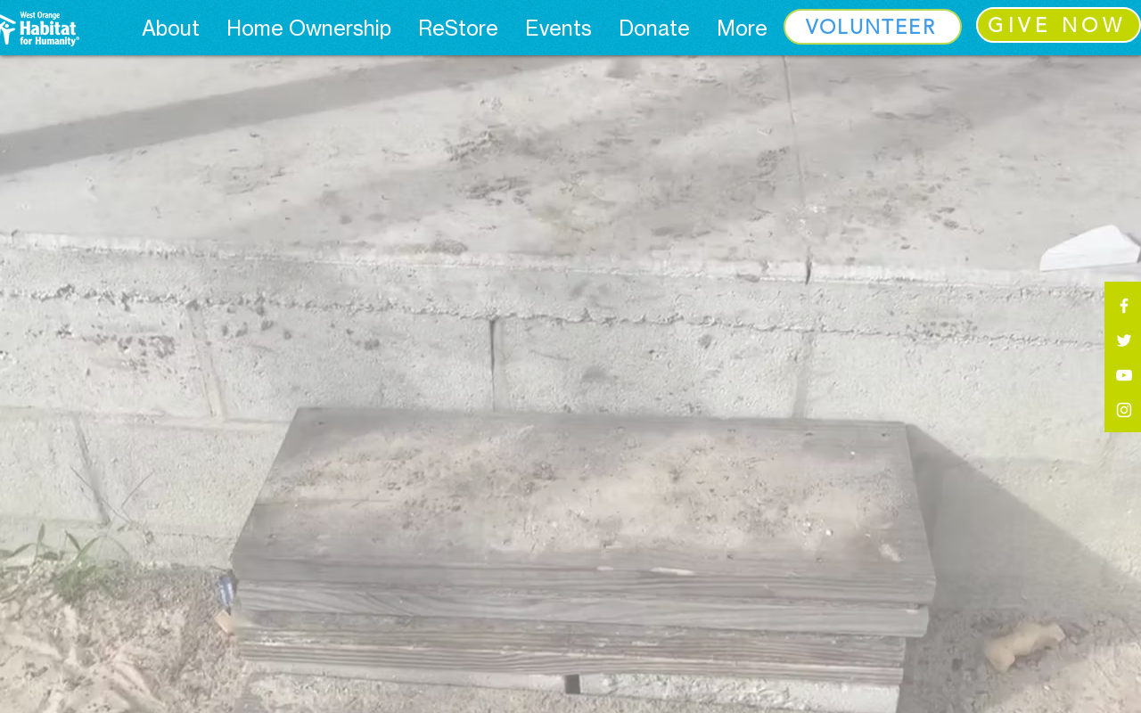 West Orange Habitat for Humanity, Inc. website preview