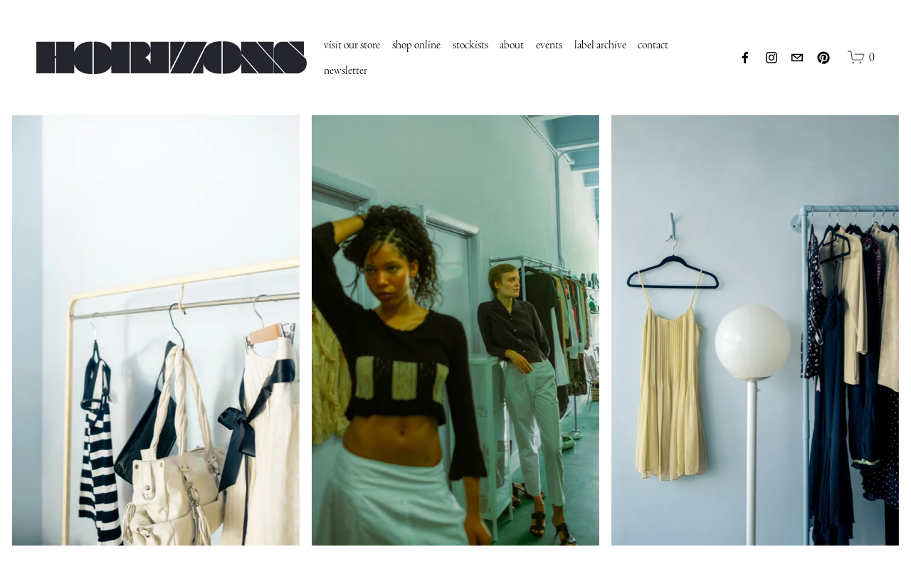 Horizons Vintage website preview
