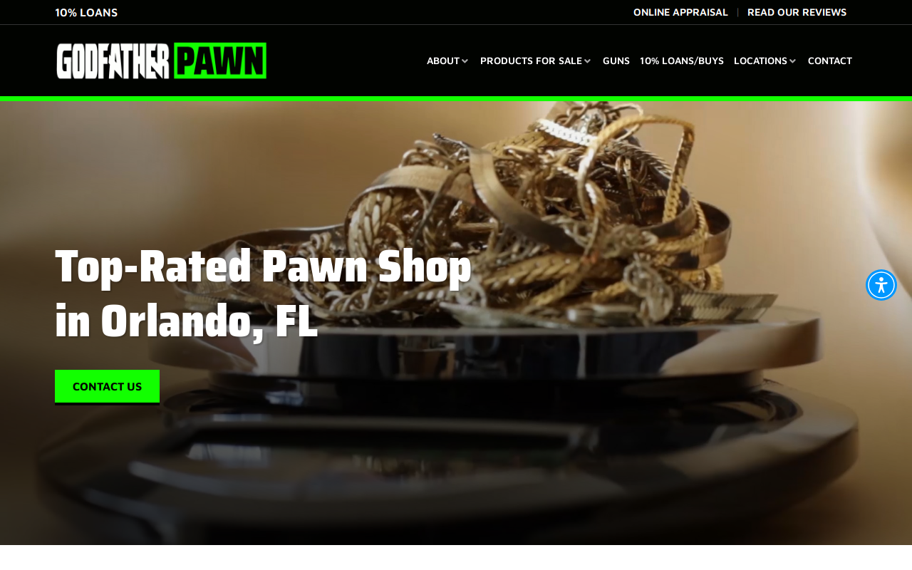 Pawn Shop Orlando website preview