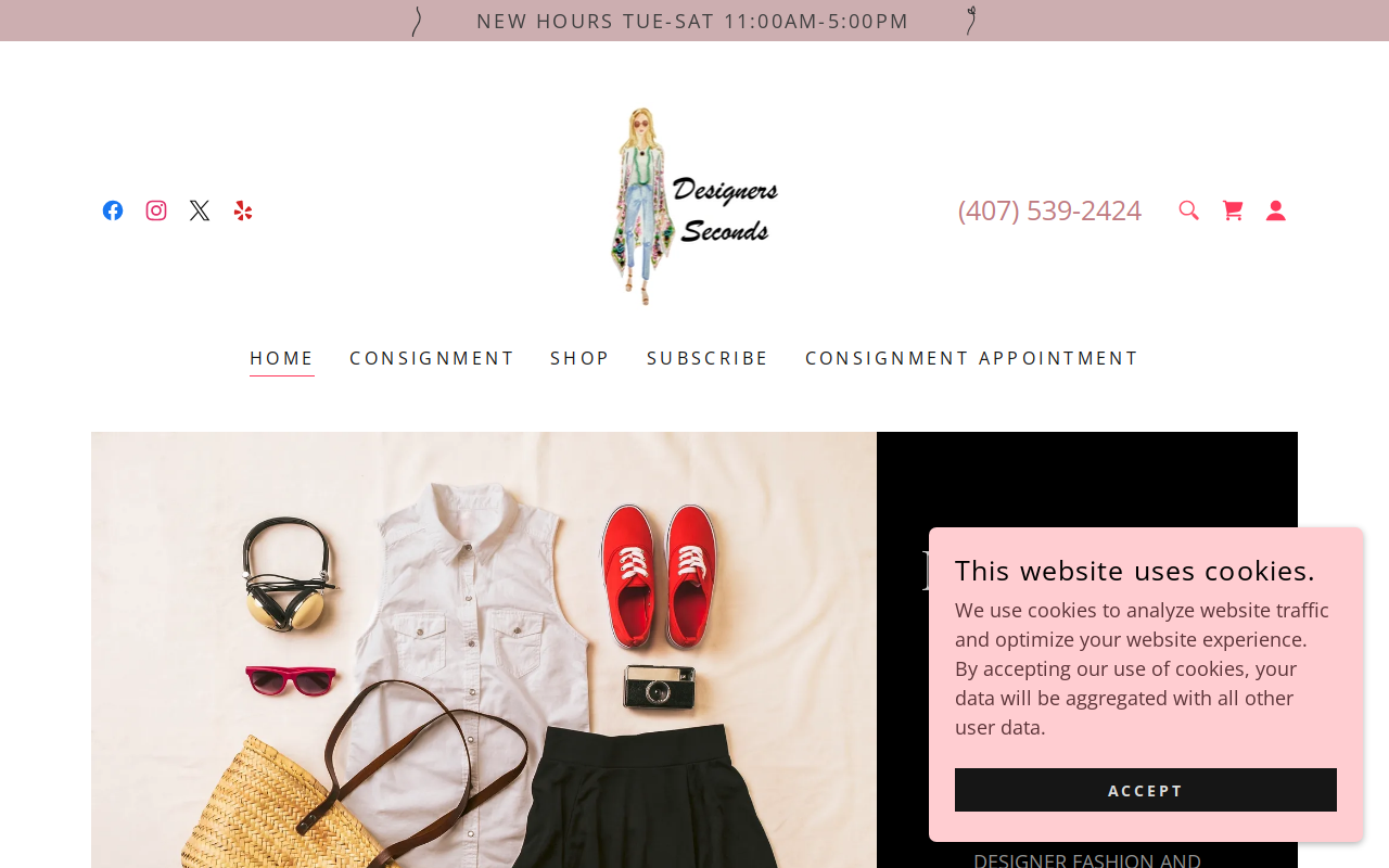 Designers Seconds website preview