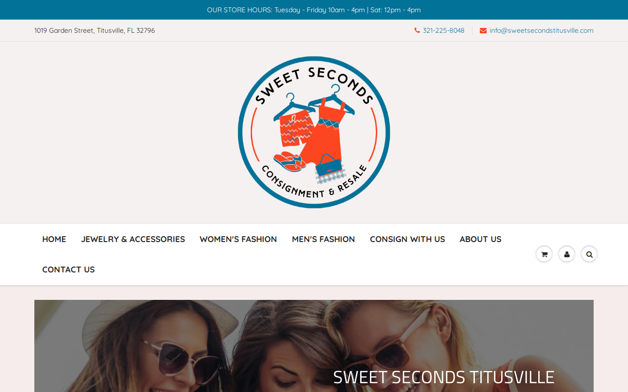 Sweet Seconds website preview