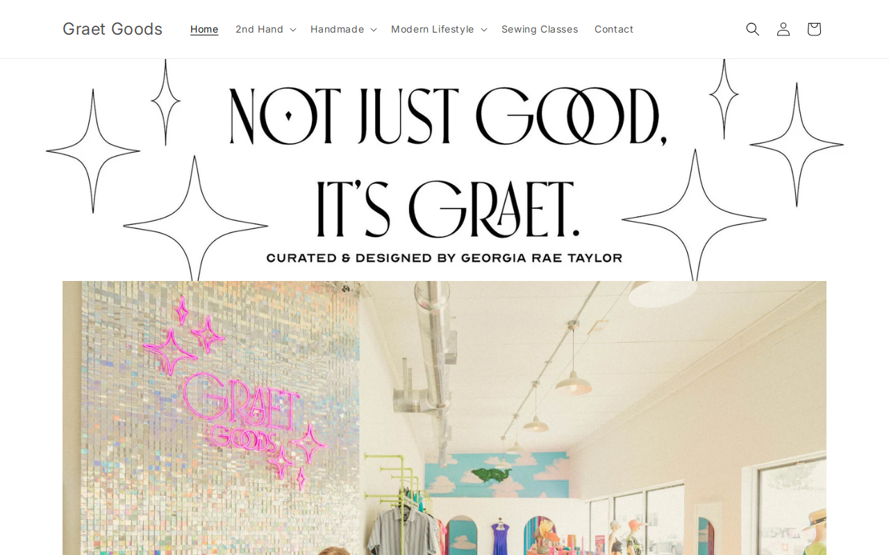 Graet Goods website preview