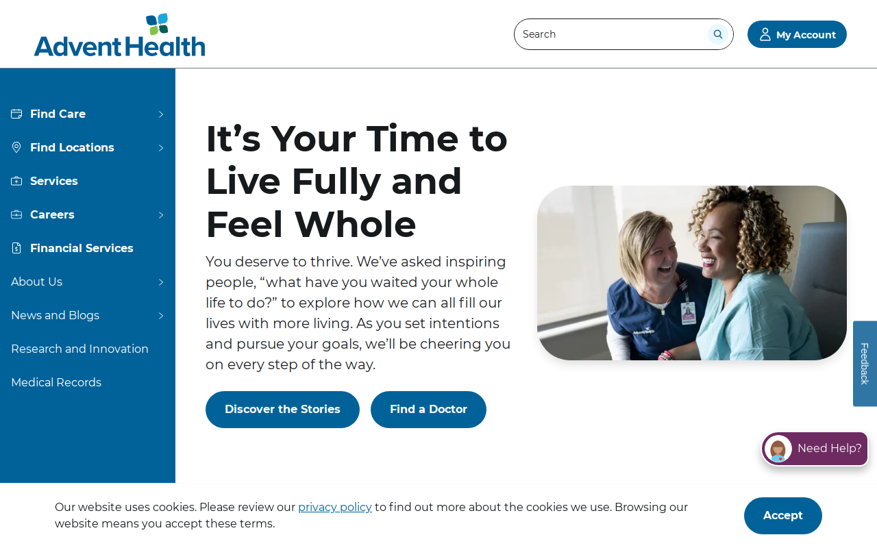 Florida Hospital DeLand Elite Repeat Thrift Store website preview