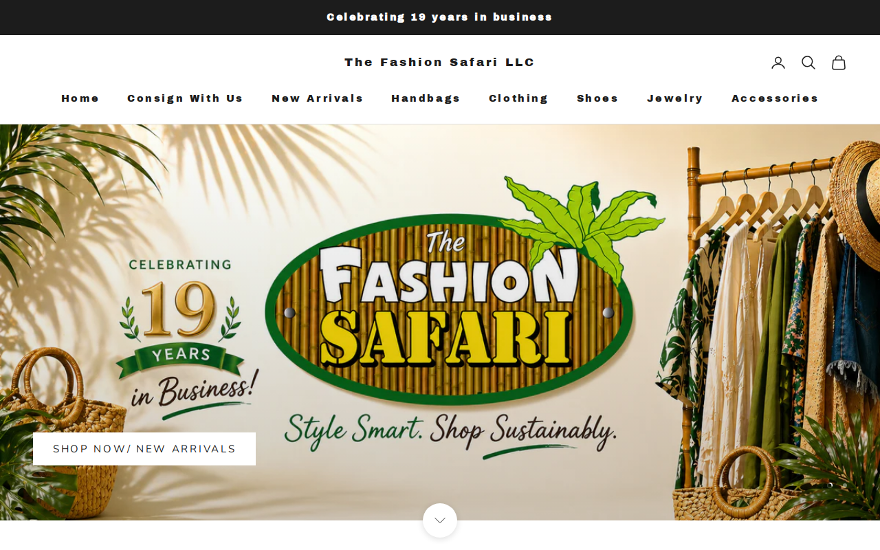 Fabulous Fashion Finds website preview
