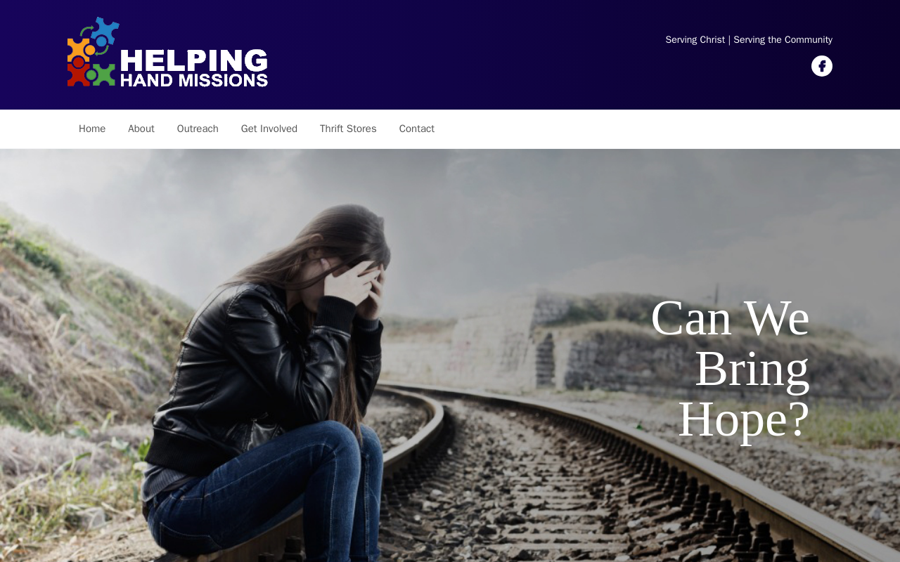 Helping Hand Missions Thrift Store website preview