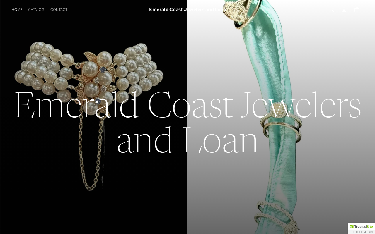 Emerald Coast Jewelers and Loan website preview