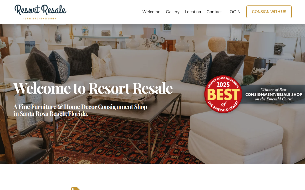 Resort Resale Furniture Consignment website preview