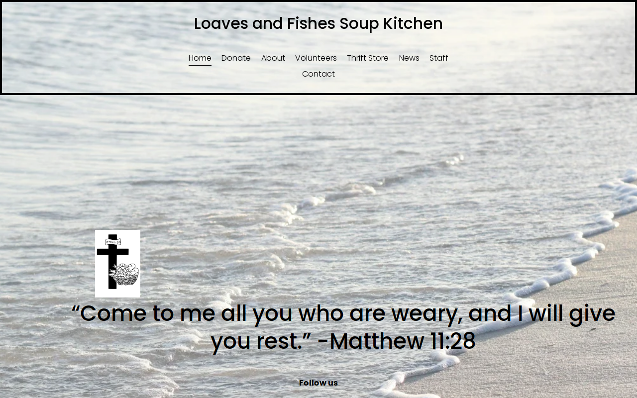 Loaves And Fishes Thrift Store website preview