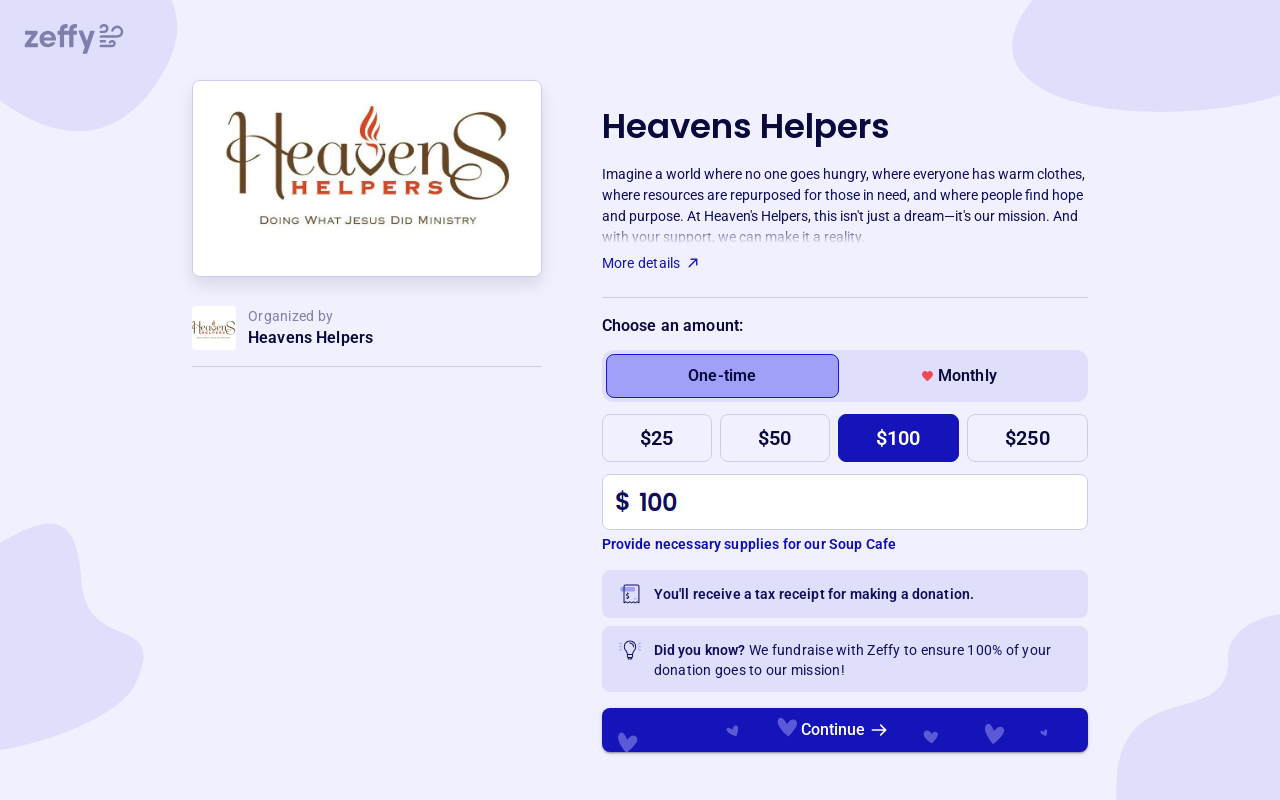 Heaven's Helpers RePurpose Store website preview
