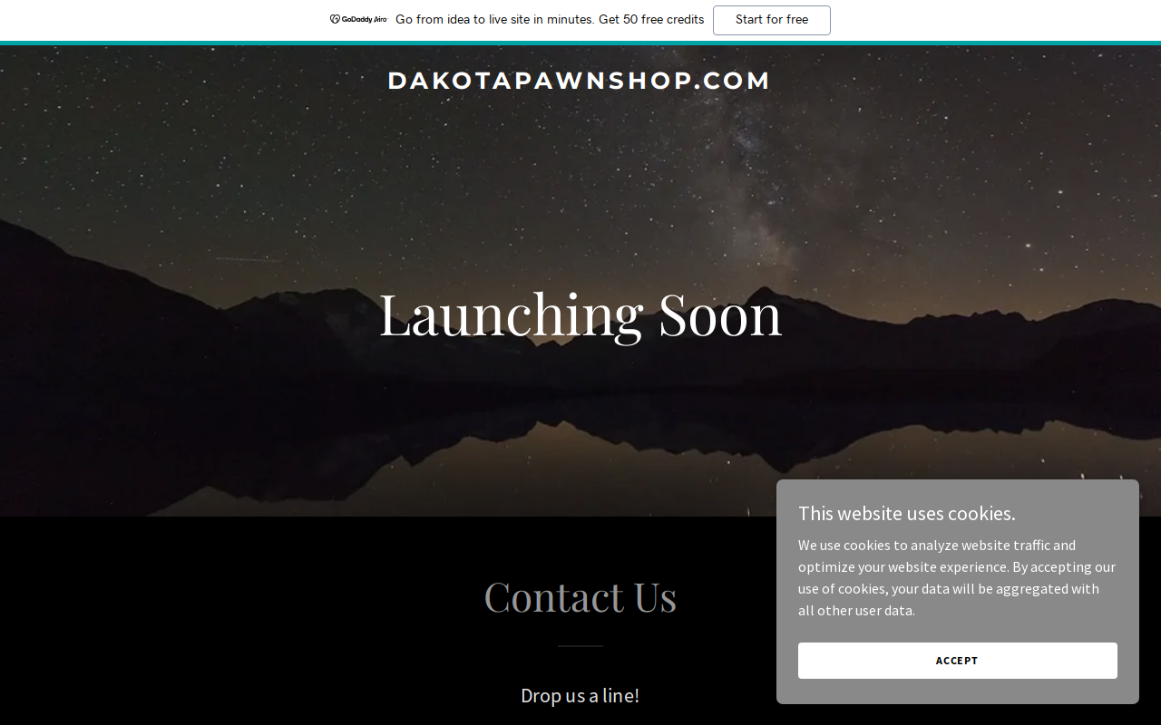 Dakota Pawn & Saddlery website preview