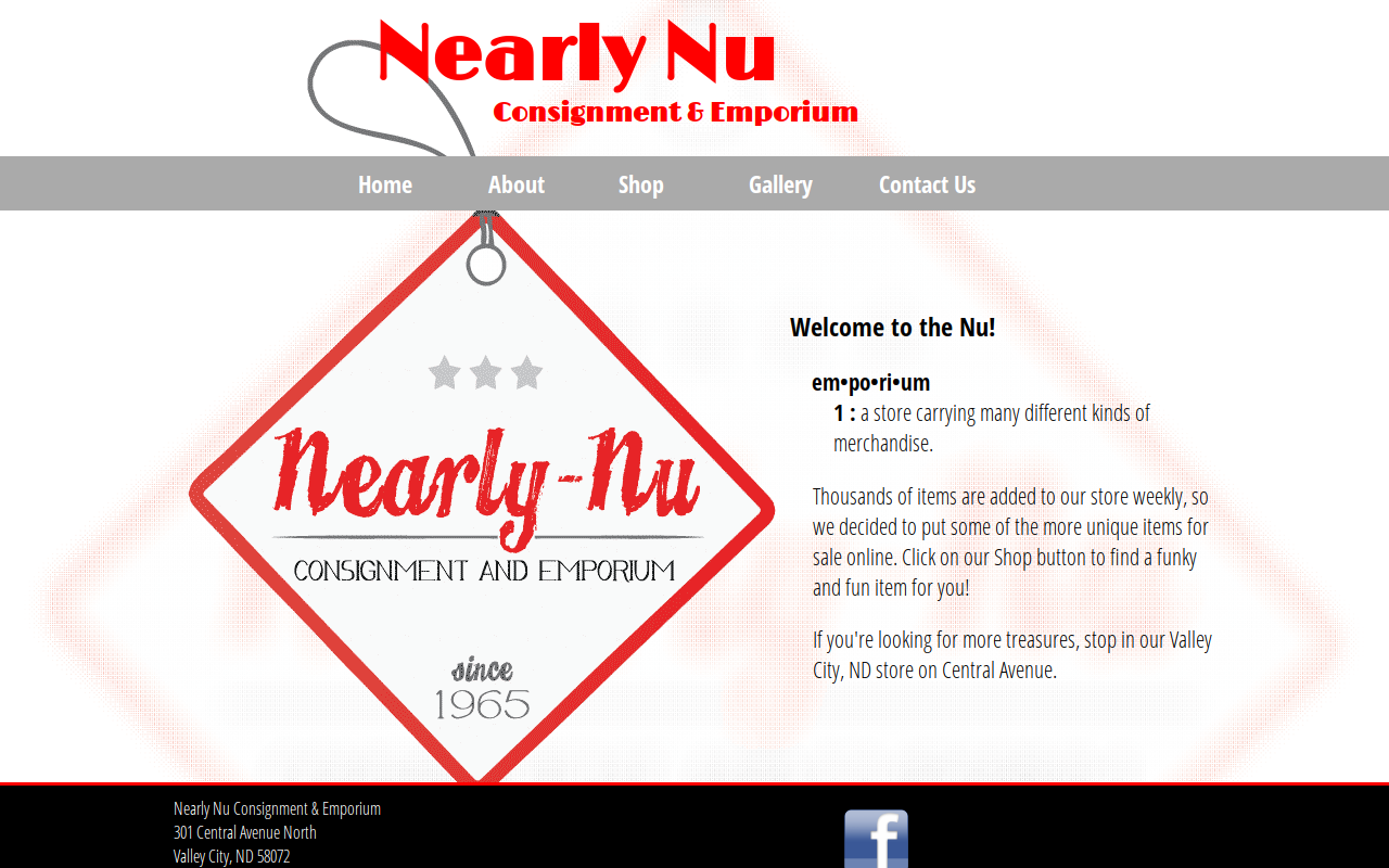 Nearly Nu website preview
