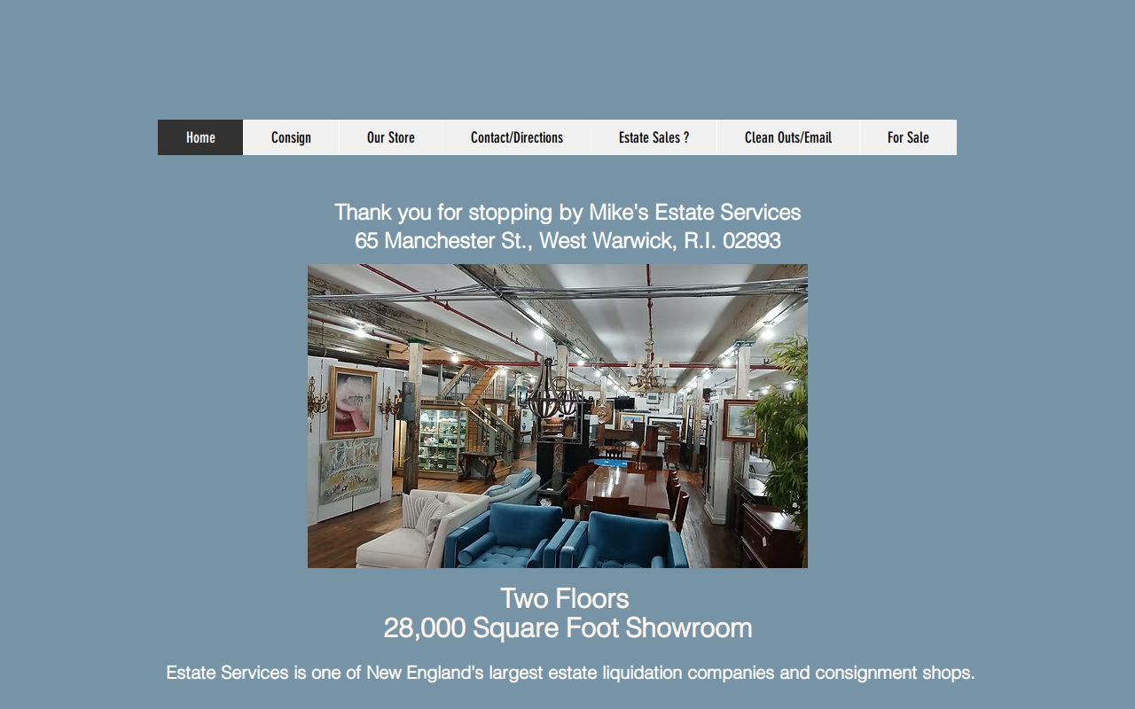 Estate Services website preview