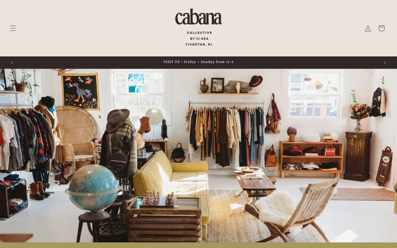Cabana Collective website preview