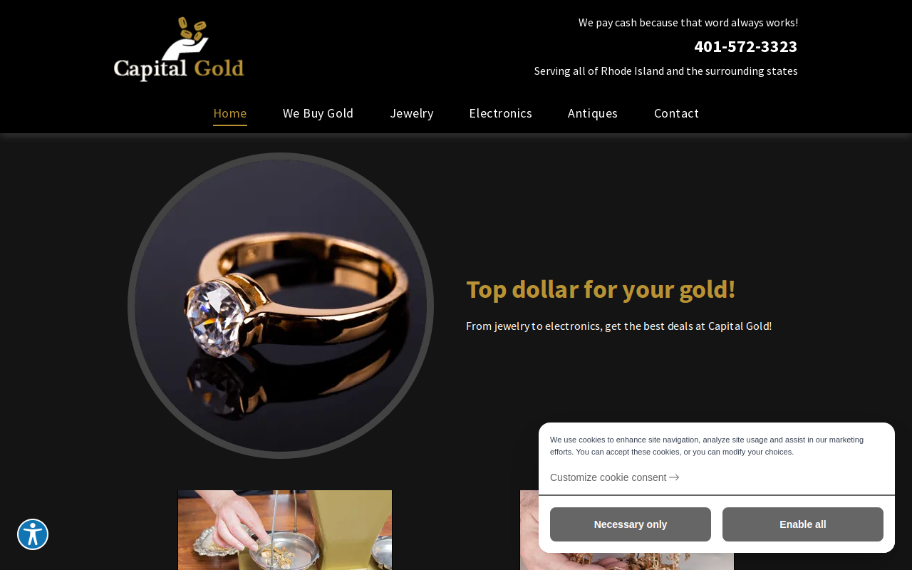 Capital Gold website preview