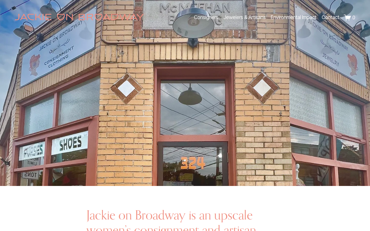 Jackie on Broadway website preview