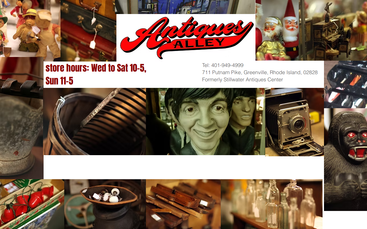 Stillwater Antique Center website preview
