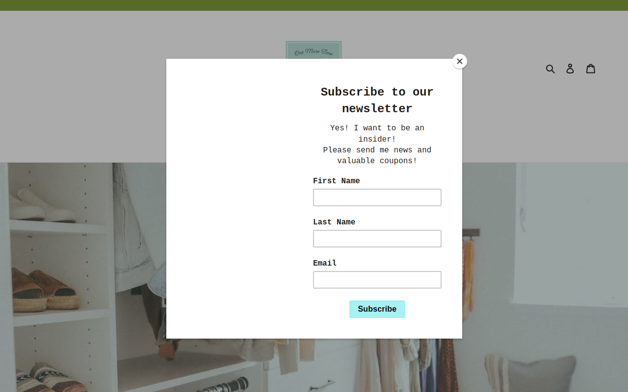 Omt Divine Resale website preview