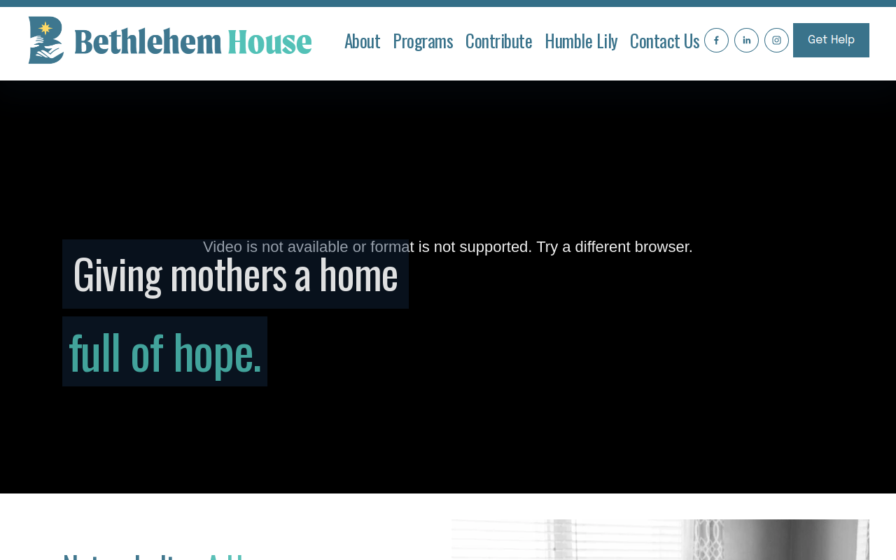 The Humble Lily by Bethlehem House website preview