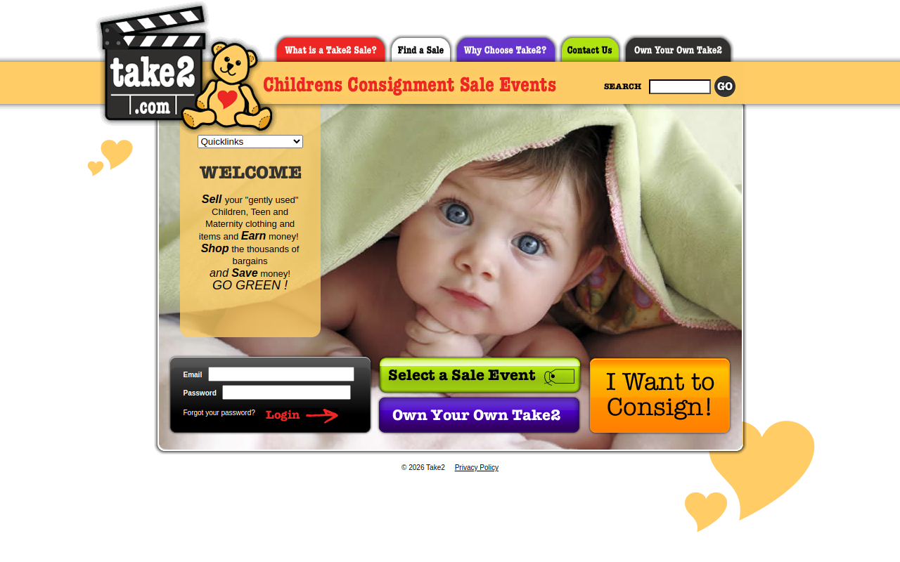 Take2 Omaha website preview