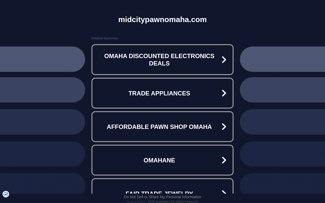 Mid-City Jewelry & Loan website preview