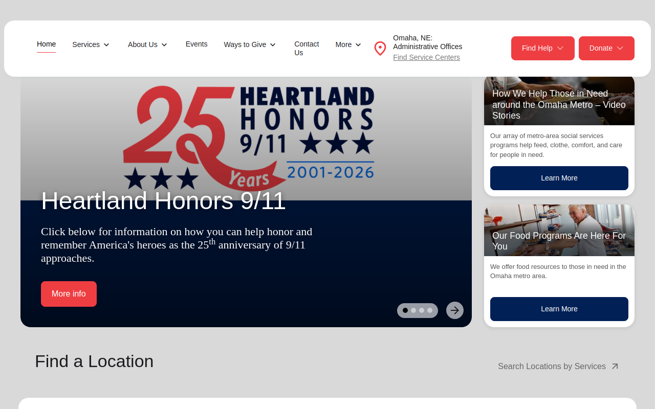 The Salvation Army Thrift Store - Columbus, Nebraska website preview