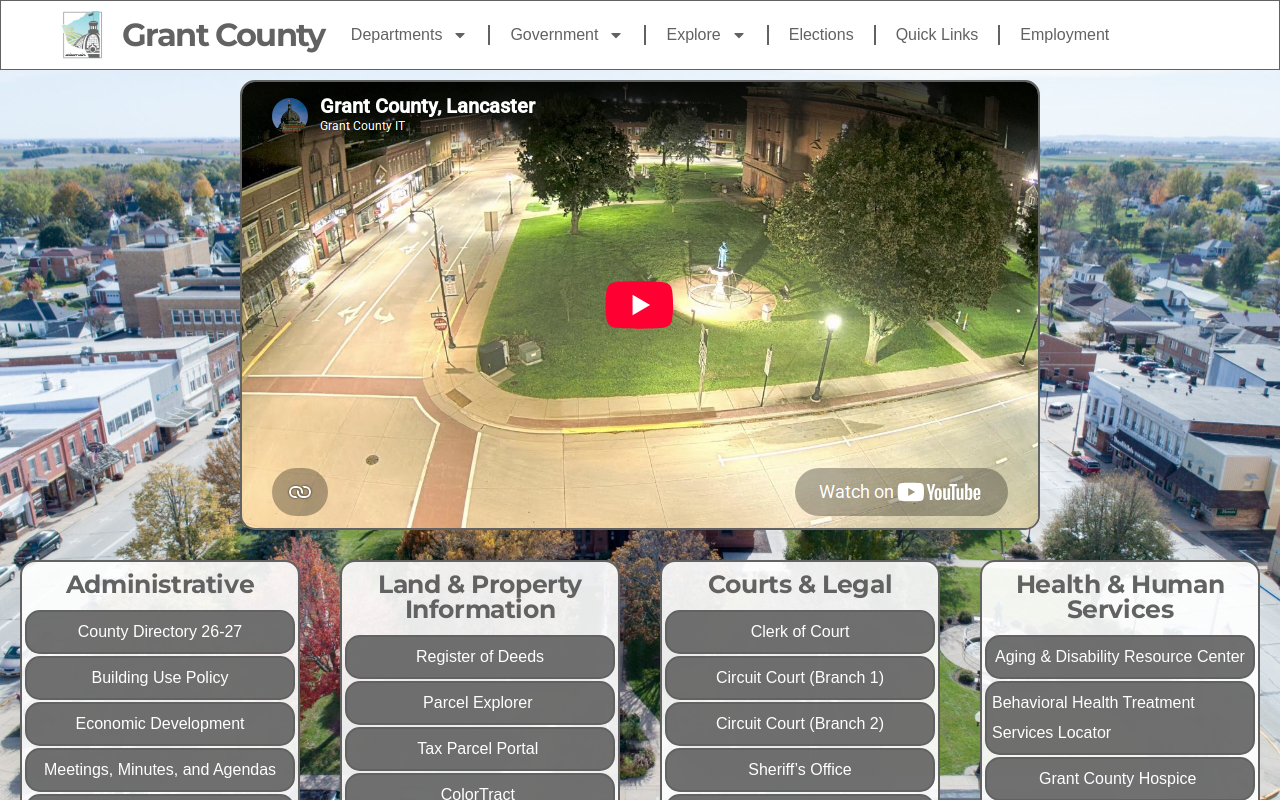 Grant County Thrift Shop website preview
