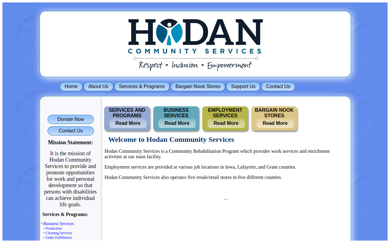 Bargain Nook II website preview