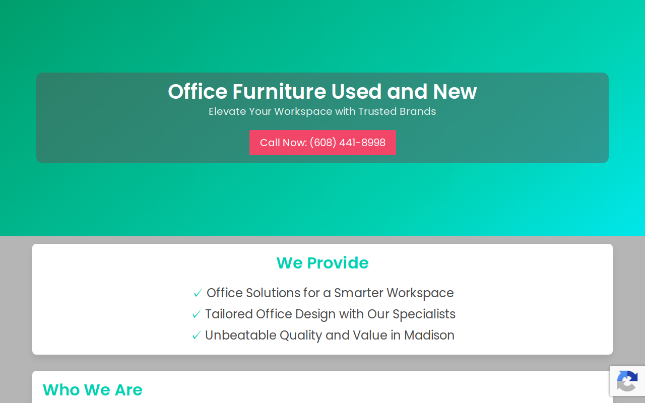 Office Furniture Used And New website preview