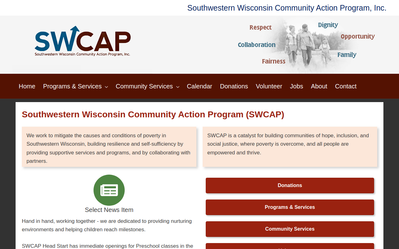 Swcap Community Treasures Thrift Shop & Northern Grant County Food Pantry website preview