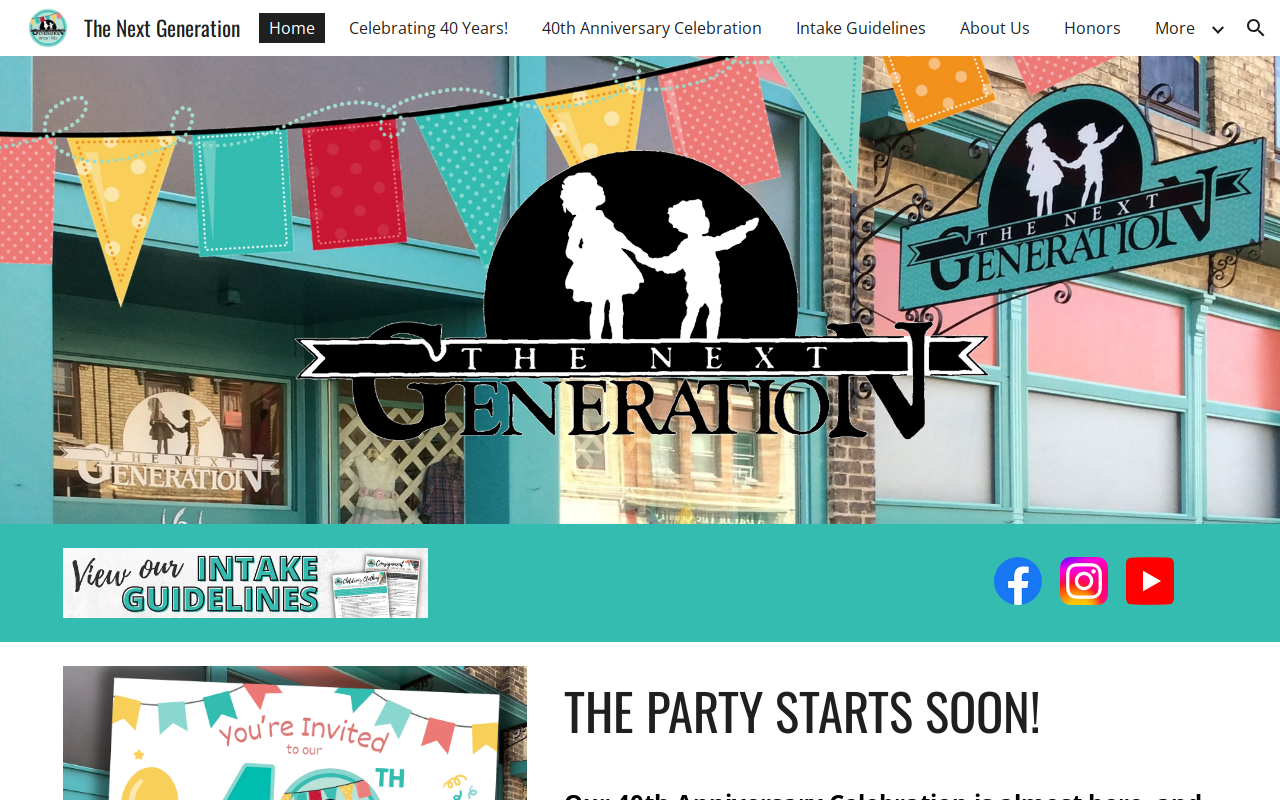The Next Generation website preview