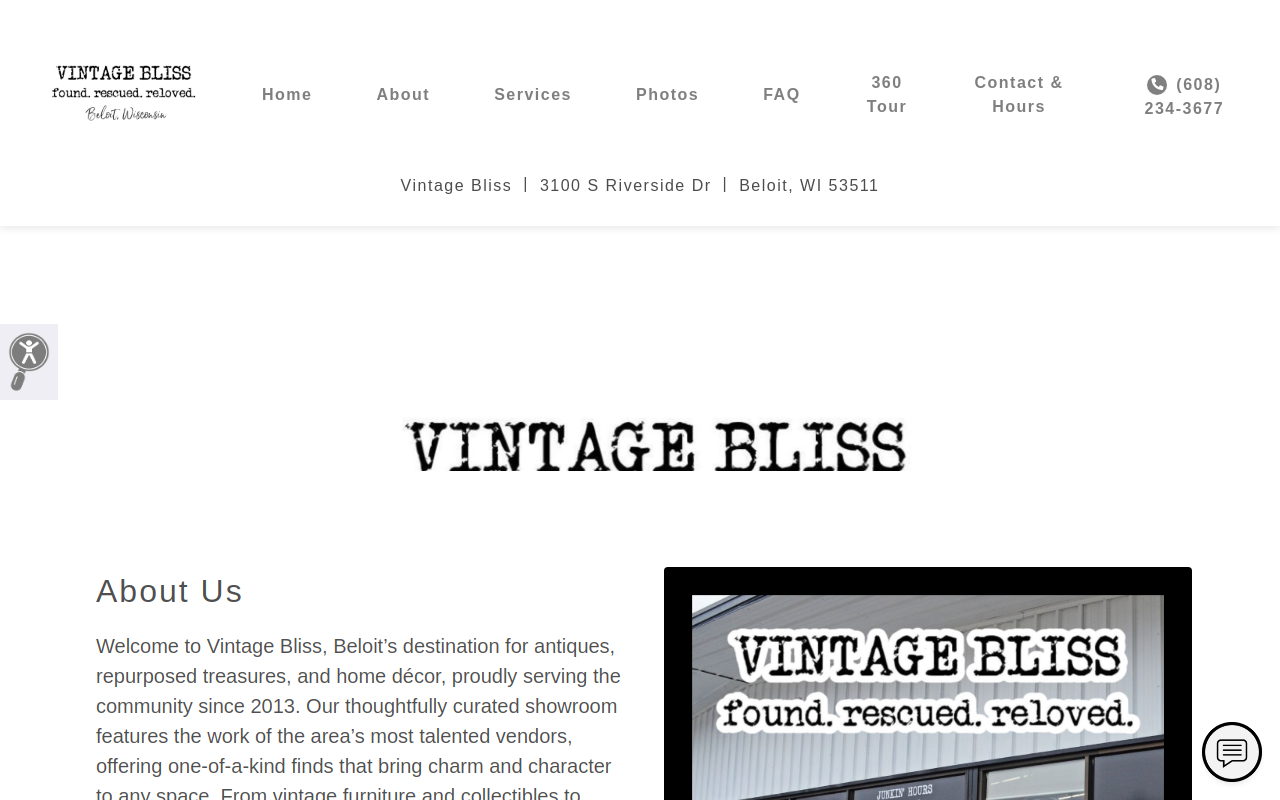 Vintage Bliss website preview