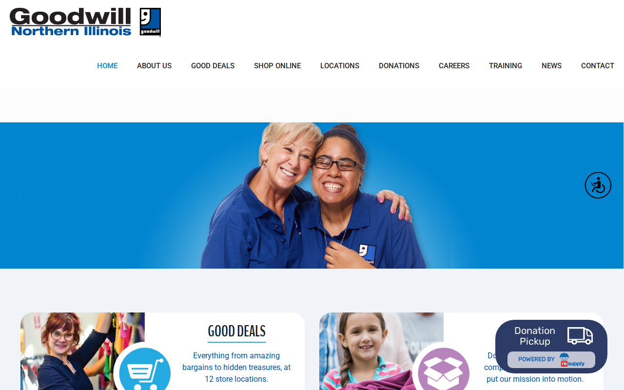 Goodwill Industries Of Northern Illinois website preview