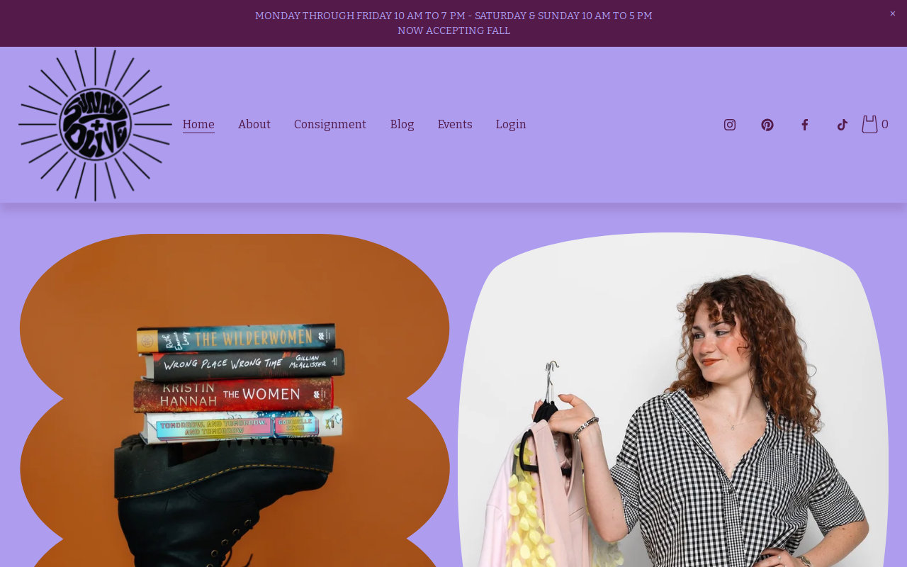 Sunny + Olive Co website preview