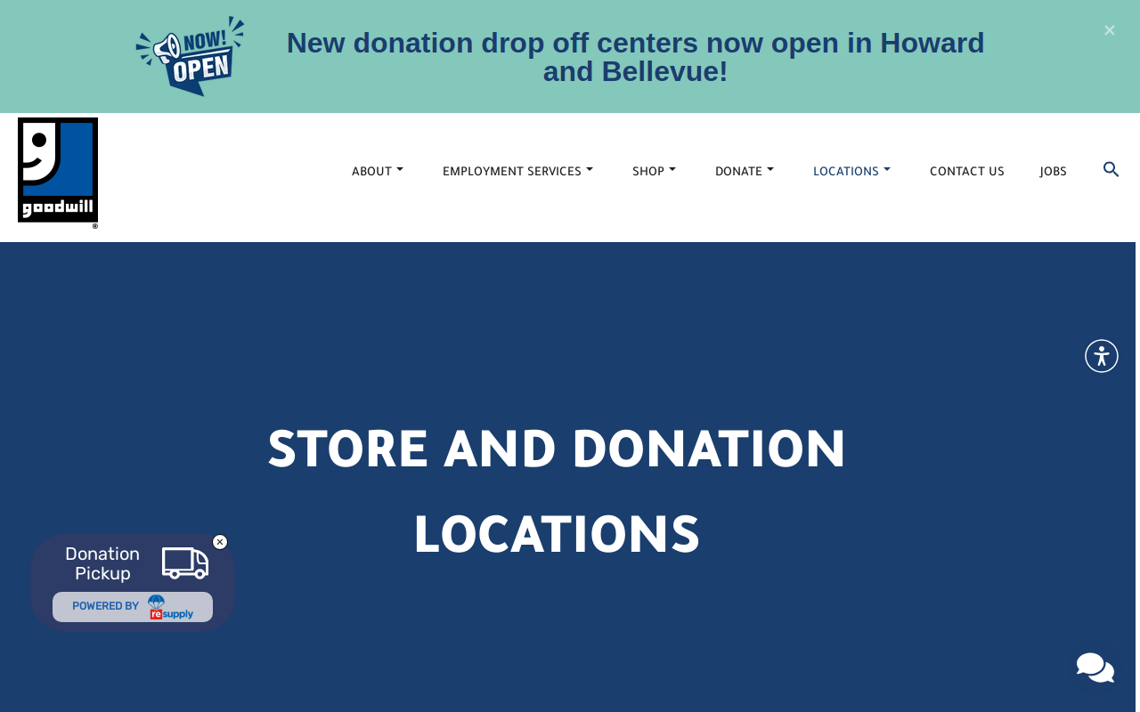 Weston Goodwill Retail Store & Training Center website preview