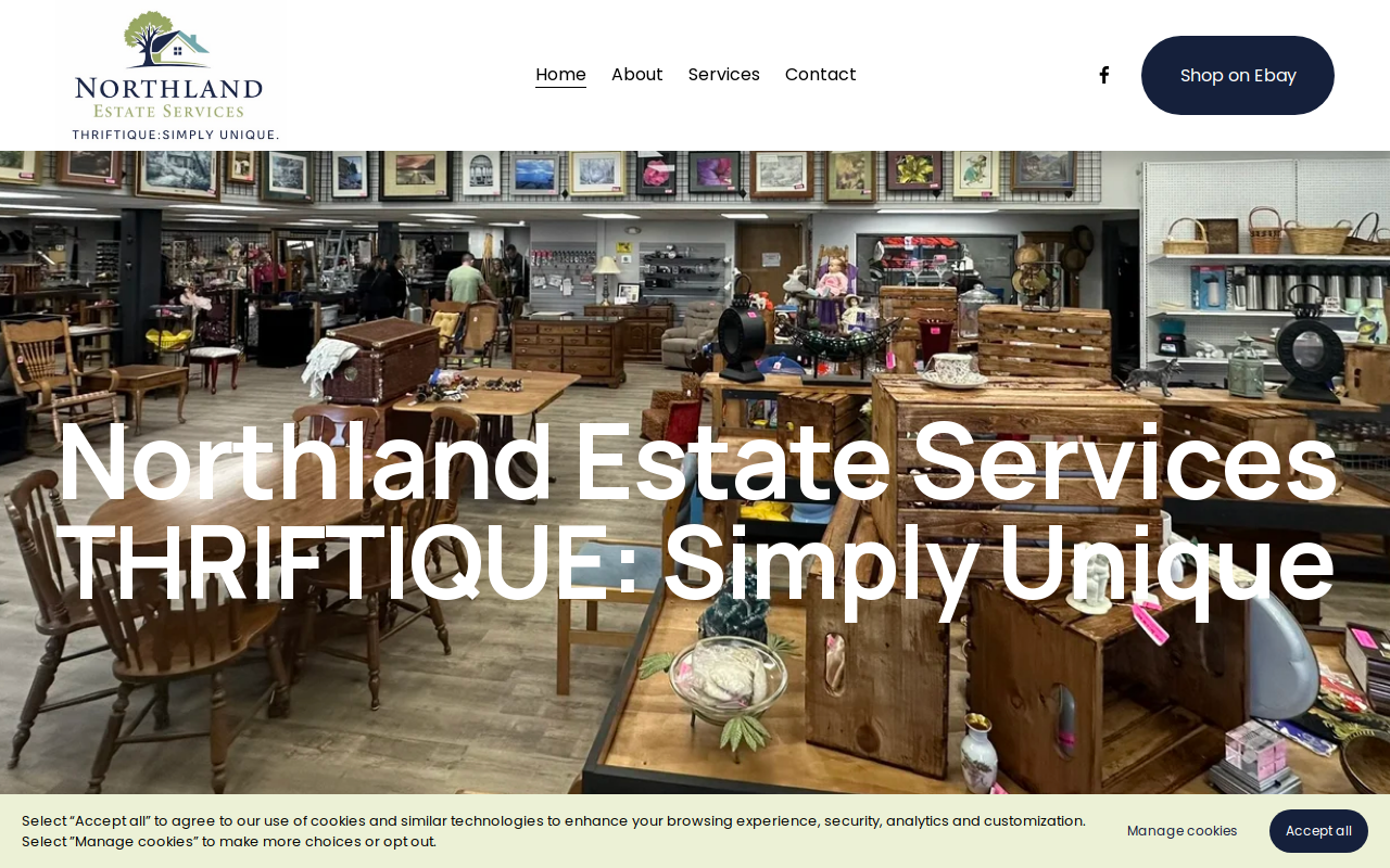 Northland Estate Services website preview