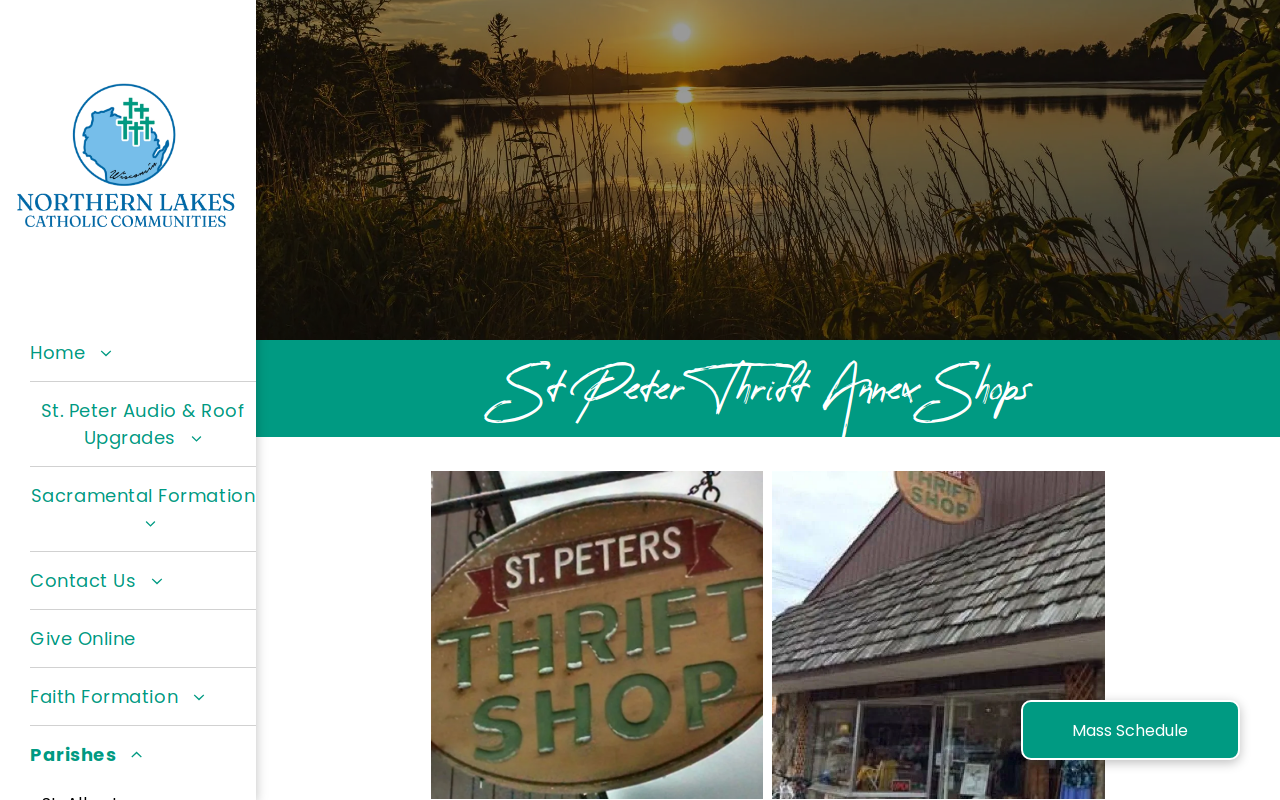 St Peter Thrift Shop Annex website preview