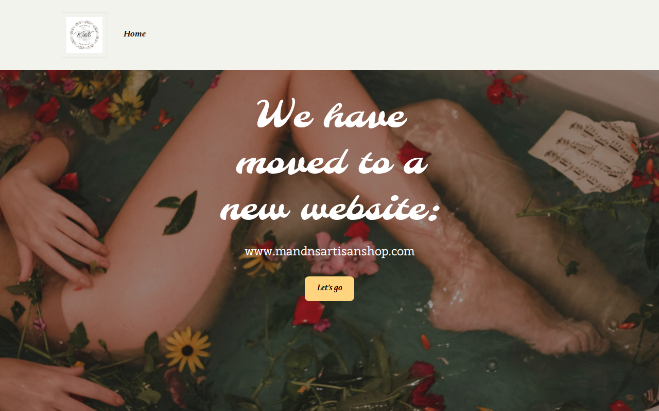 M&n's Artisan Shop website preview