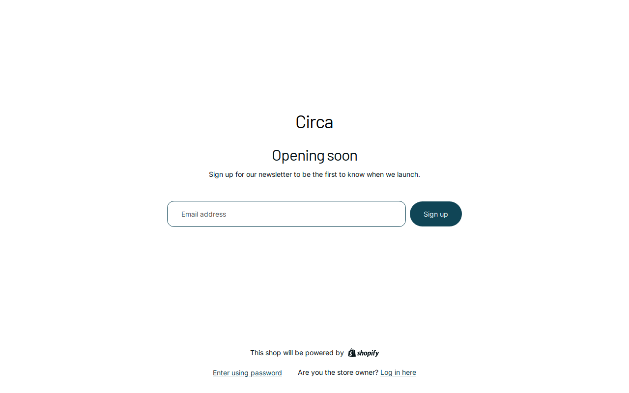 Circa website preview