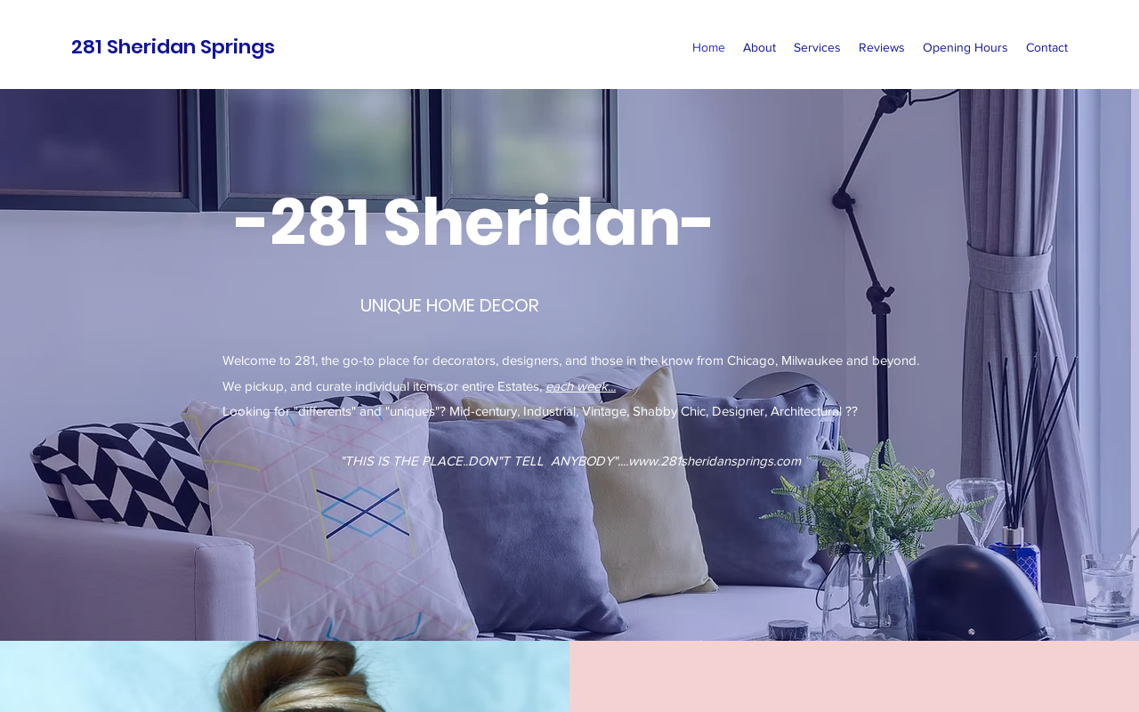 281 Sheridan Springs website preview