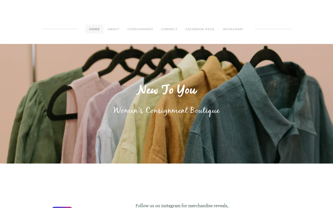 New to You website preview