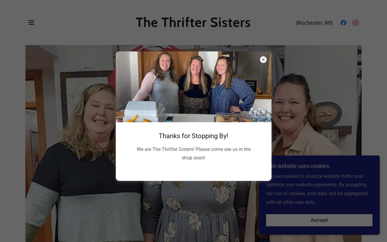 The Thrifter Sisters website preview