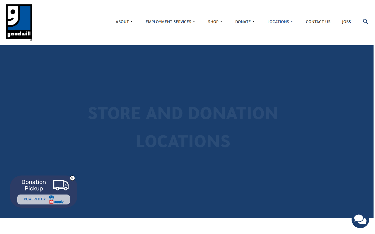 Oshkosh Goodwill Retail Store & Training Center website preview