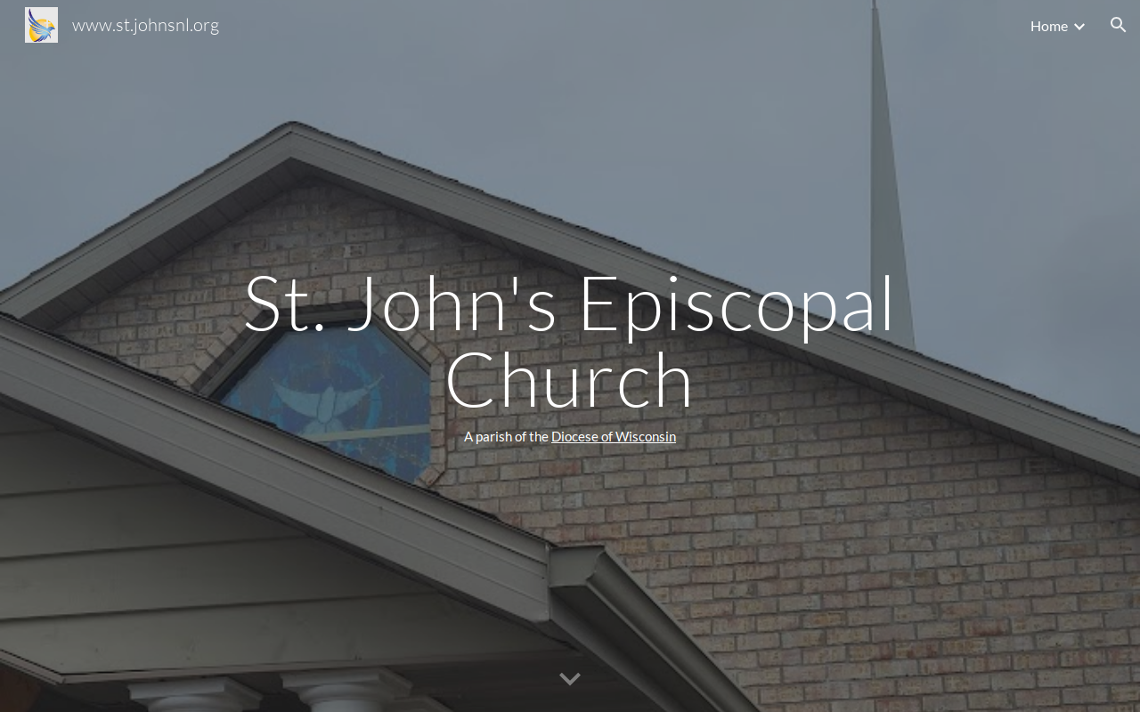 St John's Thrift Store website preview