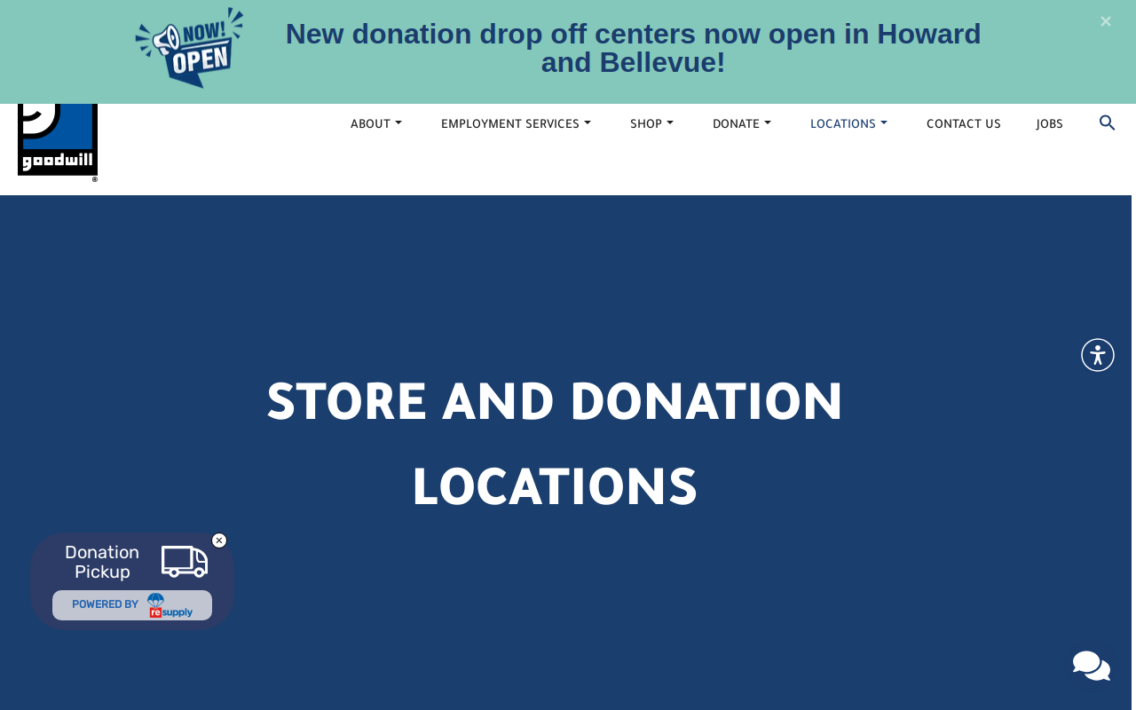 Grand Chute Goodwill Retail Store & Training Center website preview