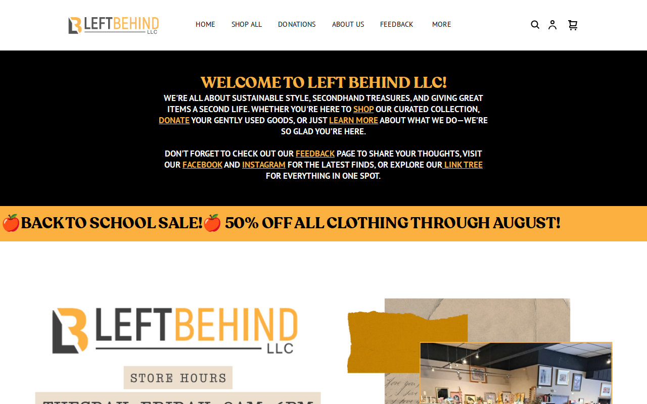 Left Behind website preview