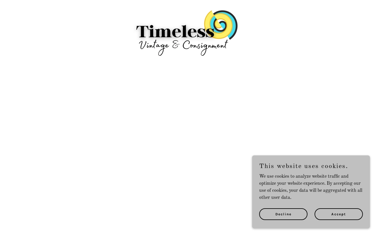 Timeless Vintage and Consignment website preview
