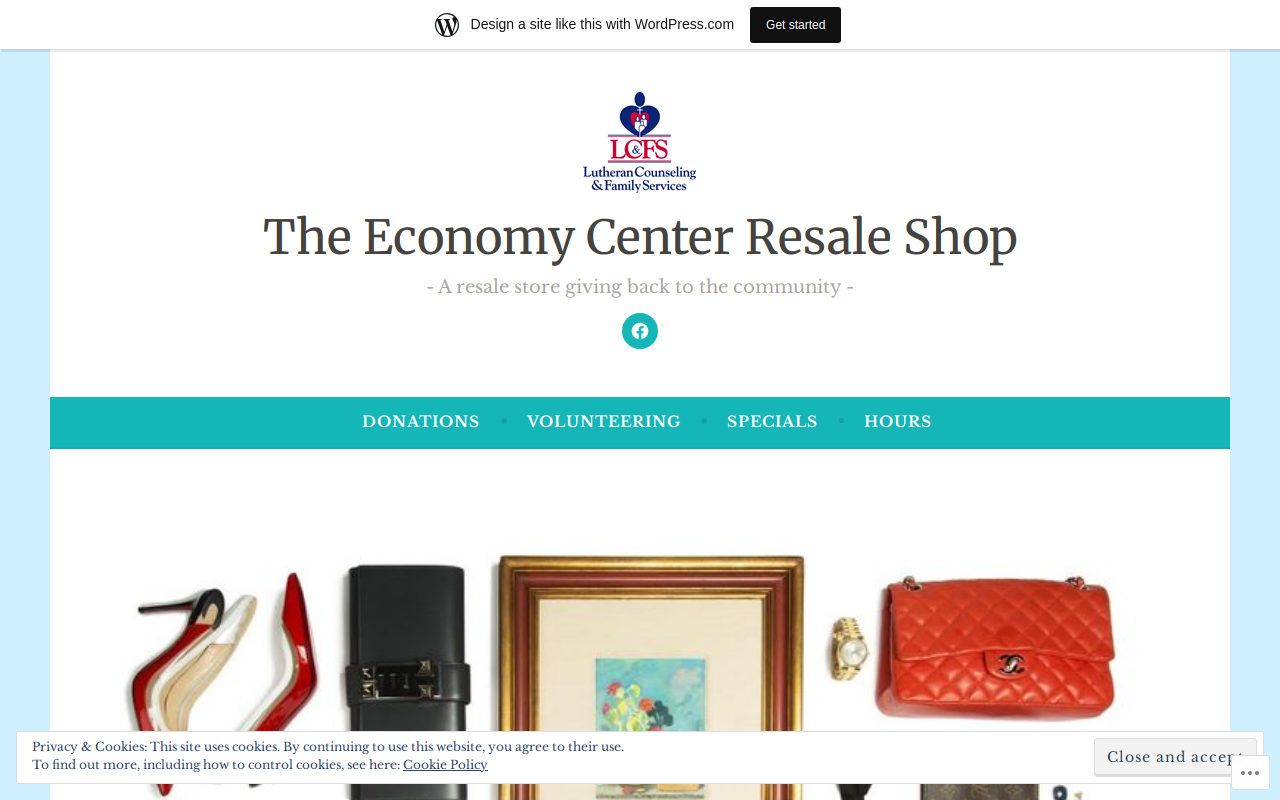 Economy Center website preview