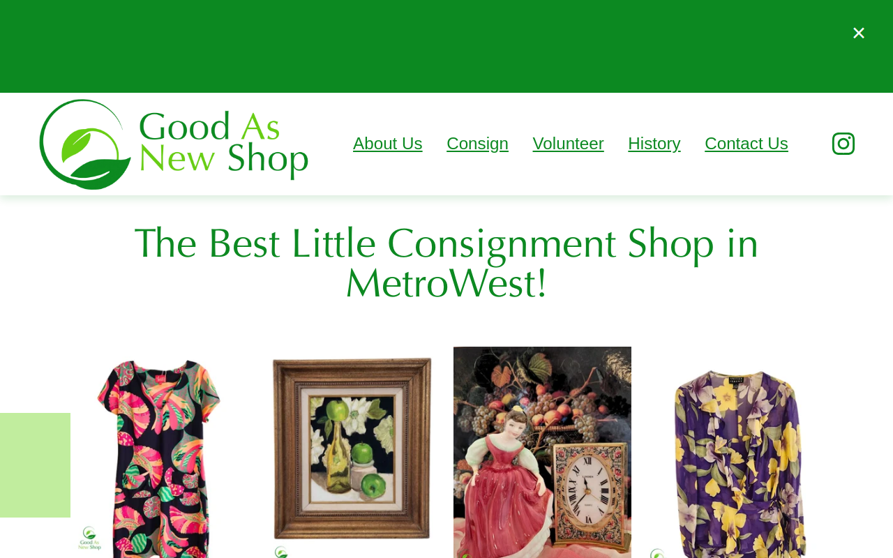 Good As New Shop website preview